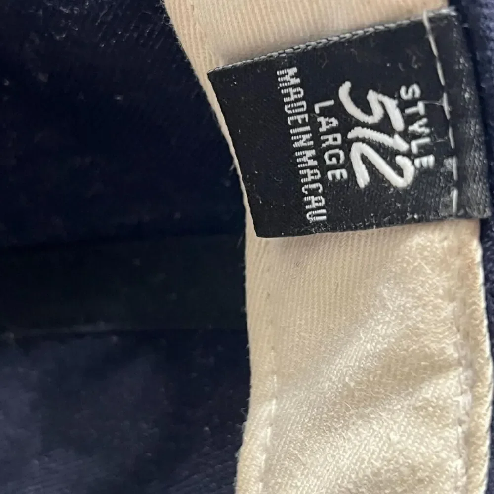 Unbranded Men's Navy and Blue Hat